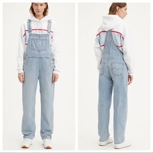 Levis Vintage Relaxed Denim Overalls 